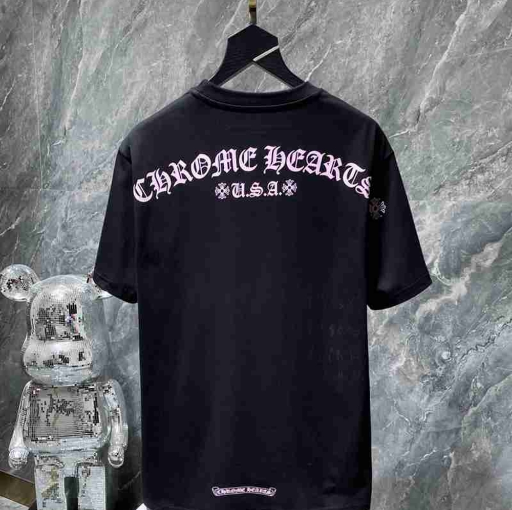Chrome Hearts Black Short Sleeve Tee